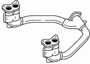 Auspuff vorne / Flexrohr