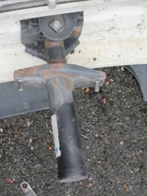 Stossstangenhalter hinten