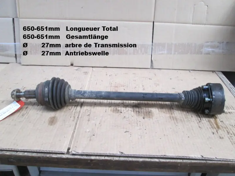Antriebswelle hinten L/R