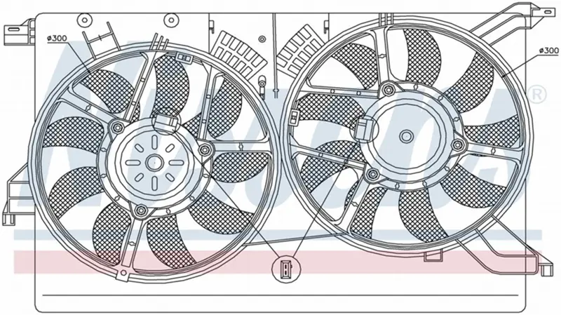Ventilateur de radiateur électrique