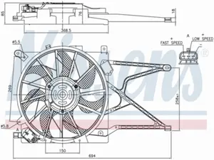 Ventilateur de radiateur électrique