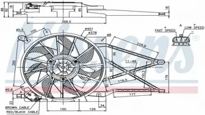 Ventilateur de radiateur électrique