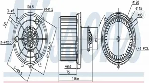 Ventilateur de chauffage