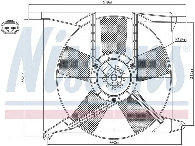 Ventilateur de radiateur électrique