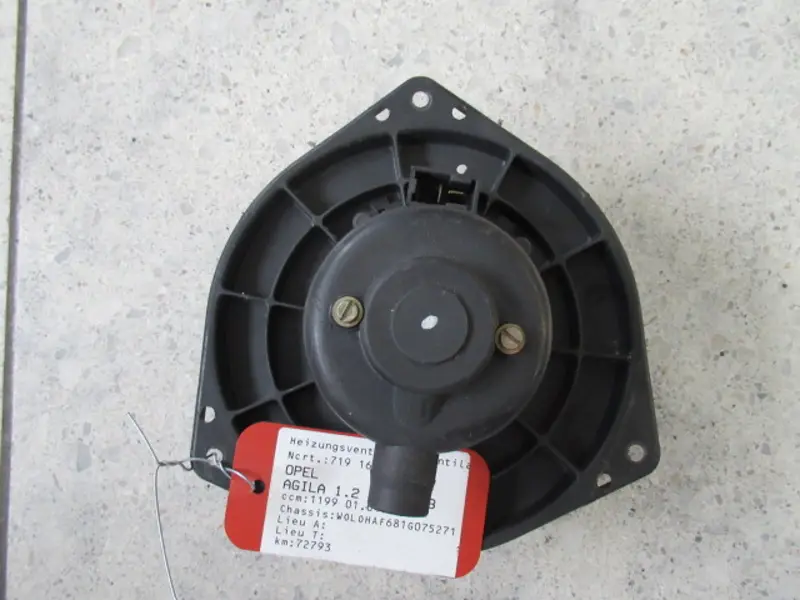 Ventilateur de chauffage