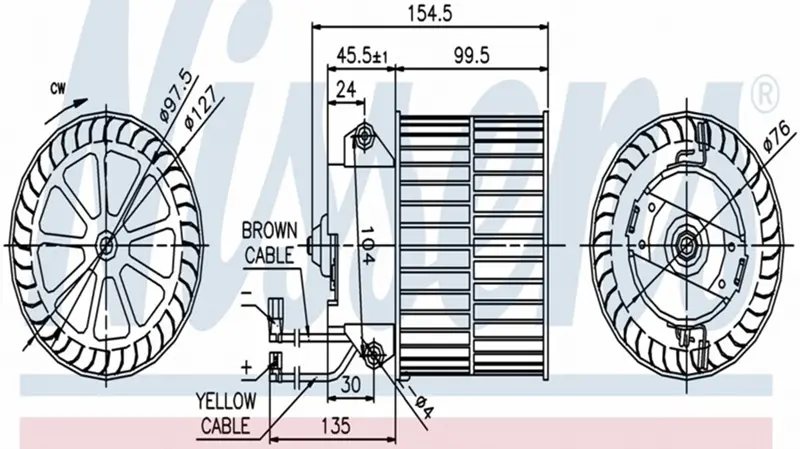 Ventilateur de chauffage