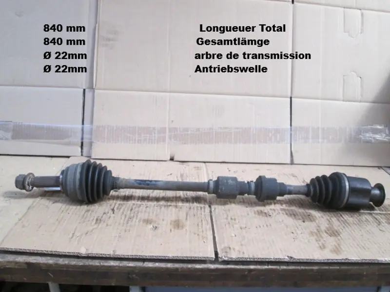 Arbre de transmission avant droit