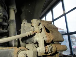 Bremszange hinten rechts