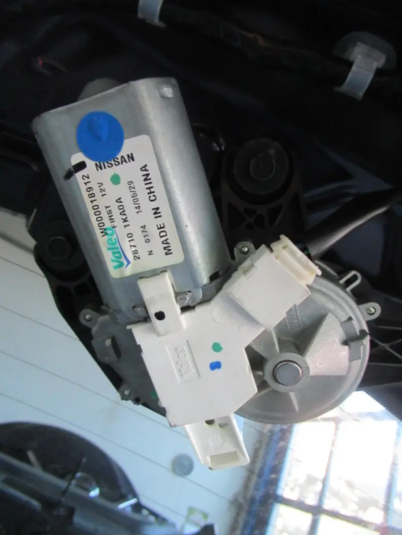 Wischermotor hinten