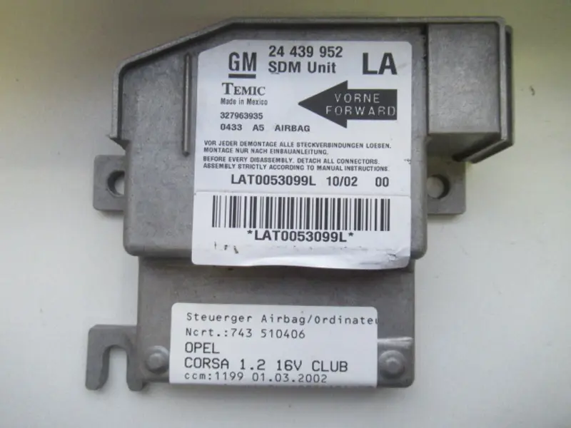 Steuergerät Airbag