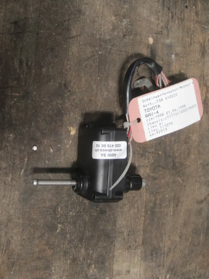 Moteur de réglage phare