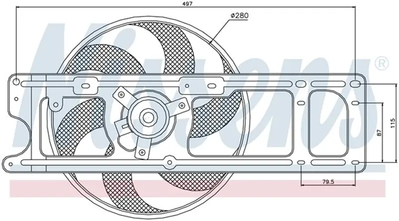 Ventilateur de radiateur électrique
