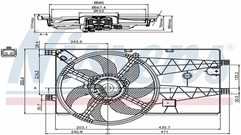 Kühlerventilator elektrisch